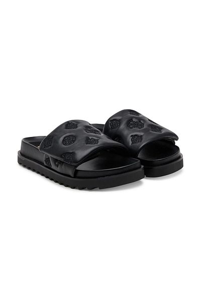 Guess Papuci negri Fabio 4g și logo peony pentru femei