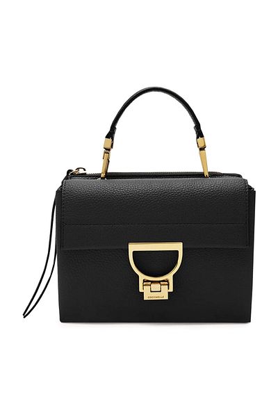 Coccinelle Coccinelle Arlettis Schwarze Leder Handtasche E1MD555B701001