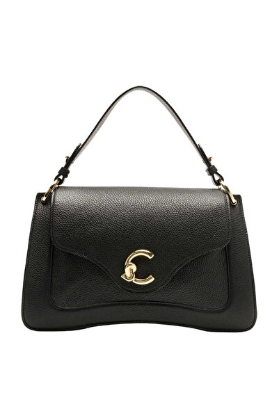 Coccinelle Kézitáska, egy fogantyúval, vállpánttal, állítható vállpánttal, egyszínű, logóval, mágneses zárással