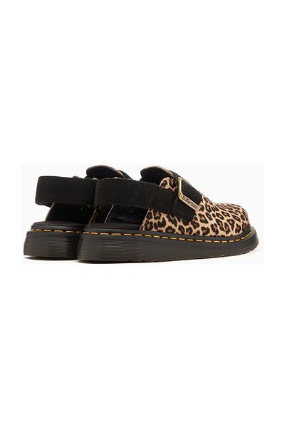 Dr. Martens Jorge Ii Maro deschis+Negru Mini Leopard Spot Hair On+Eh Suede