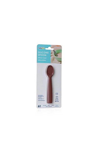 Babyjem Silicone Spoon - Mocha Color