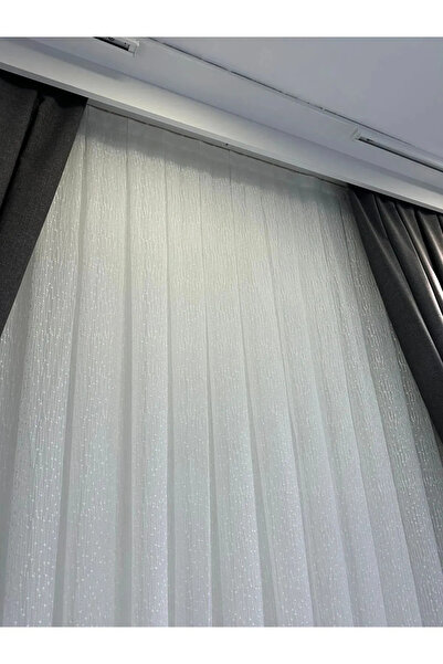 beatiful Κουρτίνα από τούλι με λεπτομέρεια 1/3 πλισέ με κουκκίδες - Ανθεκτική στις οιδικές αλλαγές και δεν χρειάζεται σιδέρωμα, βαρύ βάρος