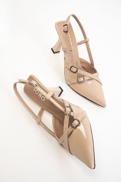 SOHO Klassische Damenschuhe mit Absatz aus Lackleder von Skin 20255