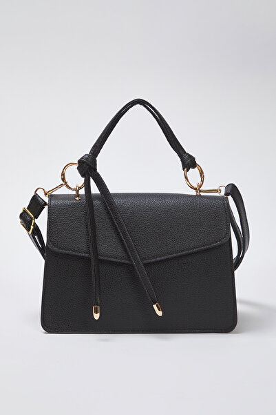 TRENDYOL SHOES Černá taška přes rameno Cross Strap Mini City TAKSS25OC00007