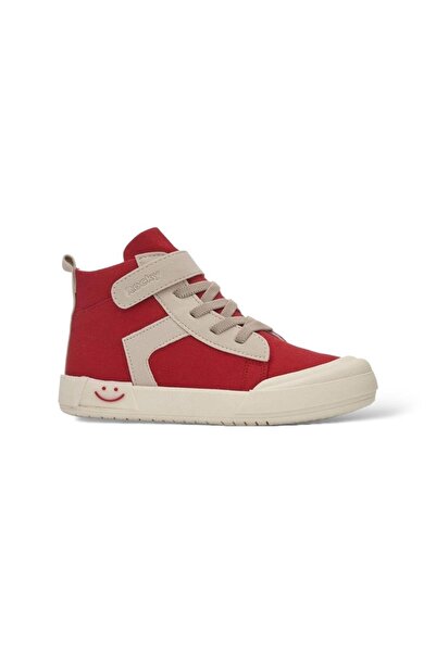 Liger Red Unisex Orthopedic Linen Children's Sneakers - Lighted Ankle