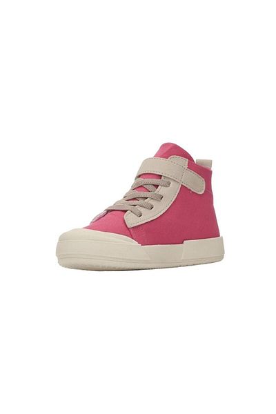 Liger Fuchsia Linen Kids Sneakers - Orthopedic Unisex Lighted Ankle