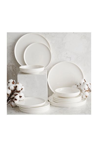 Mudo Home Ephesus White Bowl 17cm
