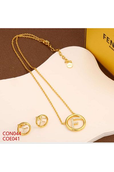 Fendi Fendi two-piece set, necklace and earrings