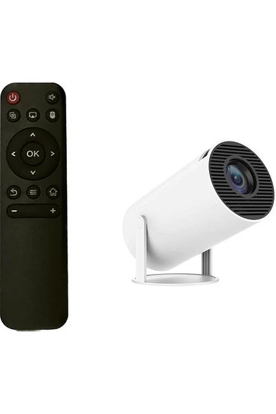 Denx Dynex DX2591 8000 Lumens Portable Mini Projector with Android 12, WiFi, and Bluetooth