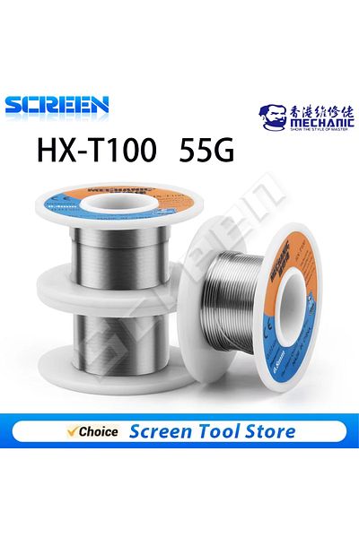 SUNSHINE 0.3mm Mechanic Hx-t100 Soldering Wire Mild Rosin Core 50g 0.3mm 0.4mm 0.5mm 0.6mm 0.8mm 1mm 1.2mm Fo