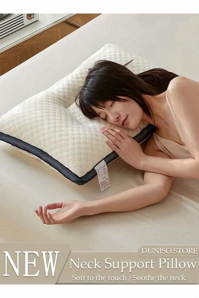 Generic Super Comfort Ergonomic Pillow for Neck Head and Shoulder Pain Relief