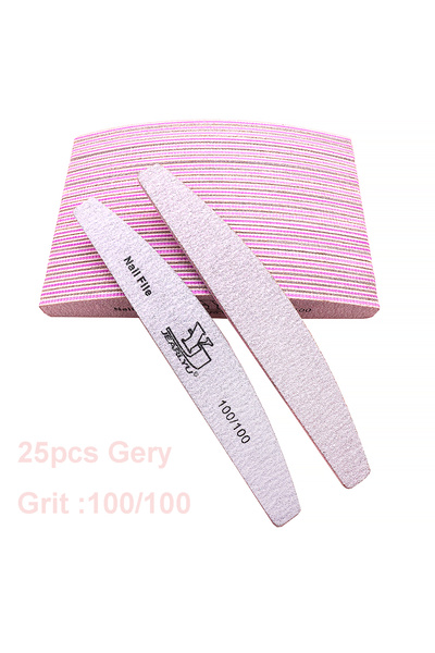 Choice 25 قطعة من مبرد الأظافر Gery100-100، 5/25 قطعة/المجموعة، مزيج الألوان،...