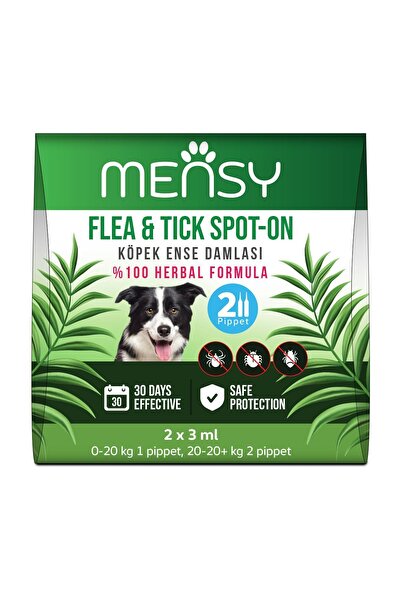 Genel Markalar Köpek Ense Bit Pire Kene Deri Bakımı Bitkisel Damla Dış Parazit Spot On Mensyspoton