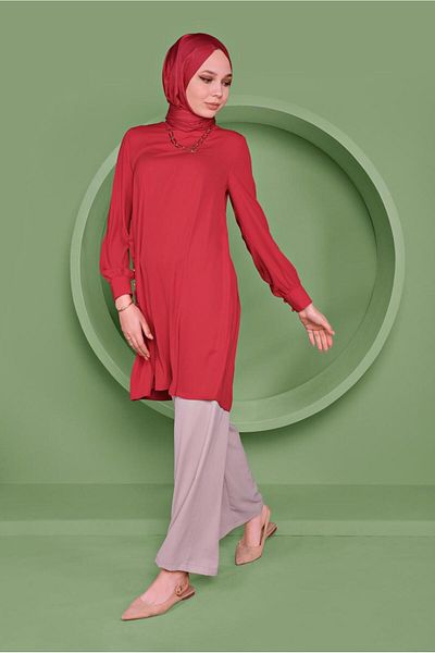 Alvina تونيك بأزرار جانبية 41351