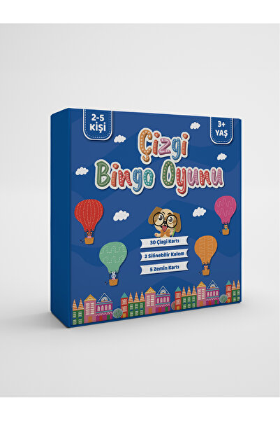 MİNİPOİ EĞLENCELİ ÇİZGİ YAZ-SİL BİNGO OYUNU