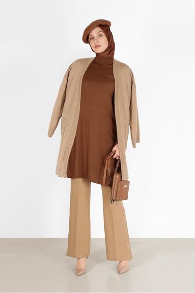Alvina POCKET DETAIL BASIC KNITWEAR TUNIC 42045