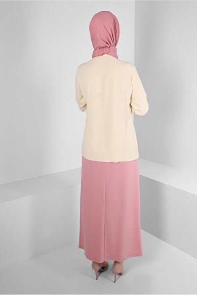 Alvina BLUZ WITH FLOWER DETAIL WITH FLOWER ACCESSORY 42794