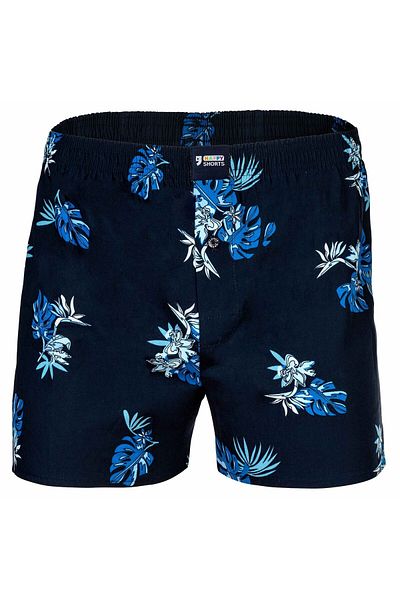 Happy Shorts Herren Web-Boxershorts - American Boxershorts