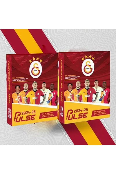 Mythos Cards Limited Edition Souvenir Champion Squad-Galatasaray Football Card Set 2024/2025 Season 12X2 24 Pieces