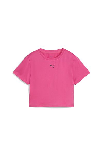 Puma Бебешка дамска розова тениска с кръгло деколте Tad Essentials