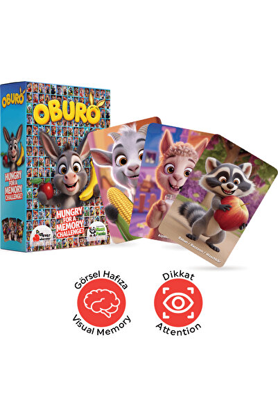 Playever Oburo, Görsel Hafızayı Geliştiren Kart Oyunu (3-7 Yaş)