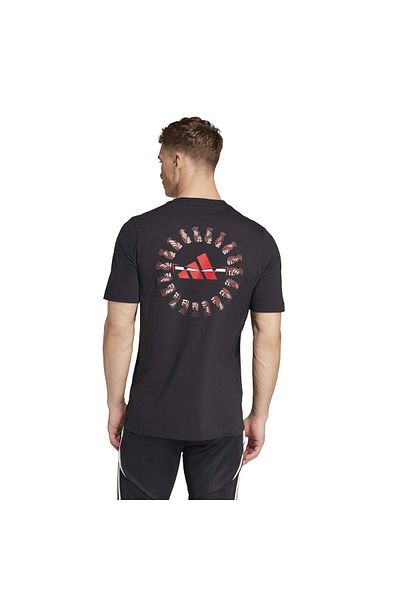 adidas Predator History g t Men's Black Round Neck T-Shirt