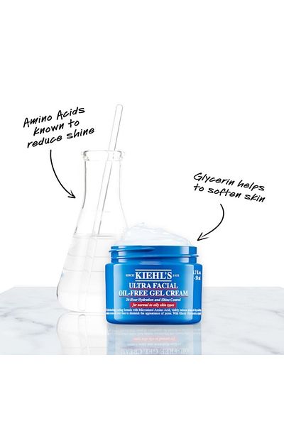 Kiehl's Kiehl’s Ultra Facial Oil-Free Gel Cream – Lightweight Hydrating Gel Moisturizer for Oily Skin 50ml