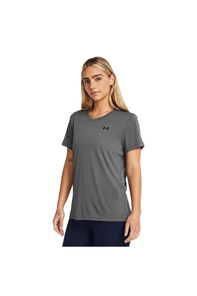 Under Armour Tech Solid γυναικείο μπλουζάκι με στρογγυλή λαιμόκοψη σε γκρι χρώμα