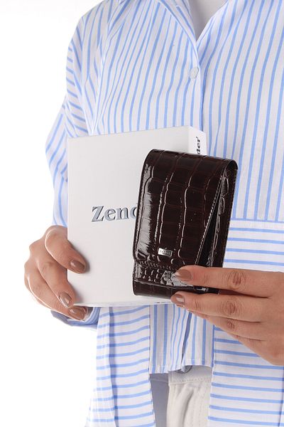 Zenga 903_p Θήκη τσιγάρων 100% Γνήσιο Δέρμα Καφέ