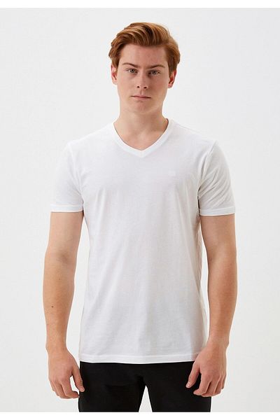 Ncs Jeans Men's T-Shirt Crew Neck White Slim Fit 100% Cotton T-Shirt Ncs Jeans 1051