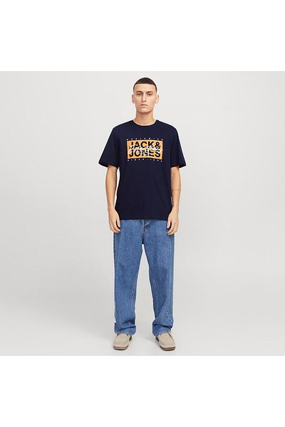 Jack & Jones ΜΠΛΟΥΖΑ JJCOLTON TEE SS CREW ΛΑΙΜΟΣ ΜΗΔΕΝ ΜΕ ΕΚΠΤΩΣΗ