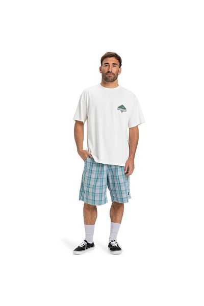 Quiksilver Gh Qs Crystal Jet Men's White Round Neck T-Shirt