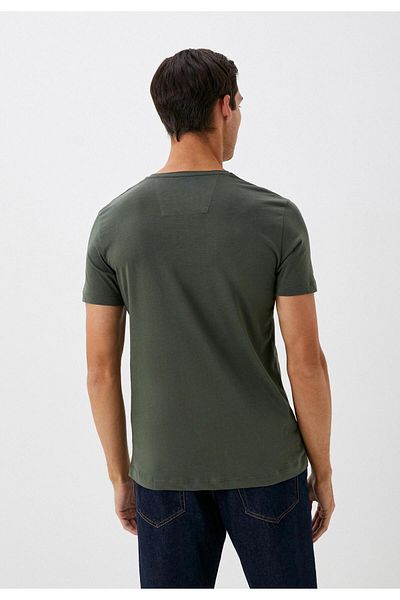 Ncs Jeans Men's T-Shirt Crew Neck Khaki Slim Fit 100% Cotton T-Shirt Ncs Jeans 1051