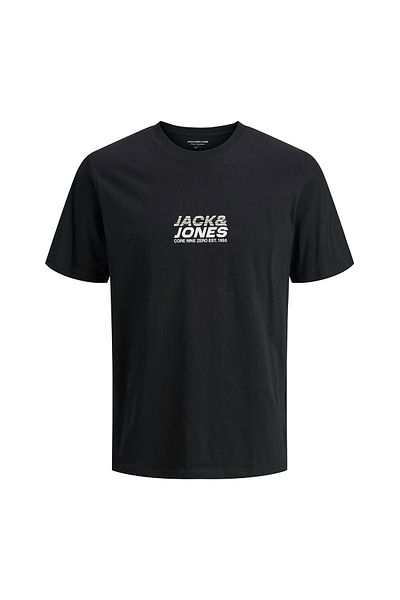 Jack & Jones Μπλουζάκι Erkek 12276410 Siyah
