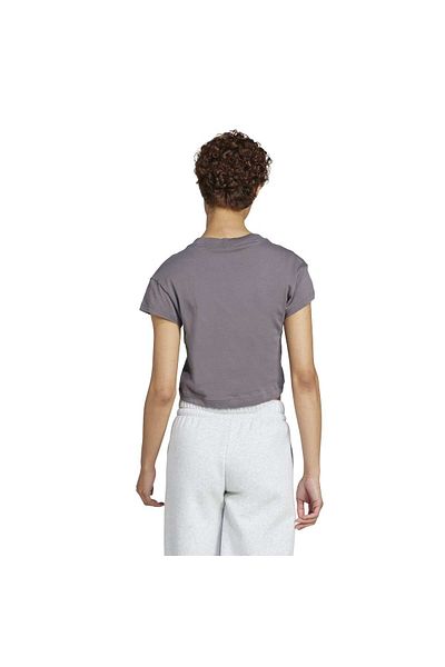 adidas Tricou gri pentru femei Fı Small Logo Bb cu gât rotund