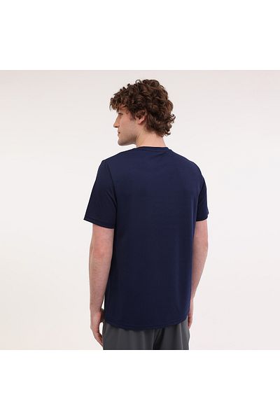 lumberjack Ανδρικό μπλουζάκι Ct100 Pes Navy Blue με στρογγυλή λαιμόκοψη
