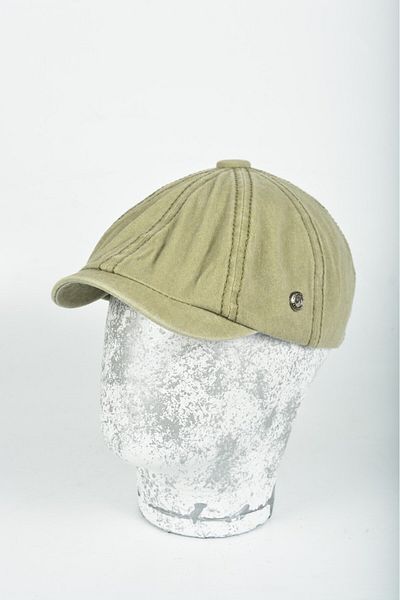 mercantoptan 100% Washed Cotton Summer Model British 8 Piece Cap Hat