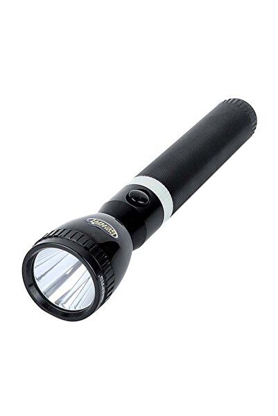 Geepas مصباح يدوي LED قابل لإعادة الشحن 287 مم - أبيض ساطع للغاية مع 4-5 ساعات من العمل قابل لإعادة الشحن وعالي الطاقة