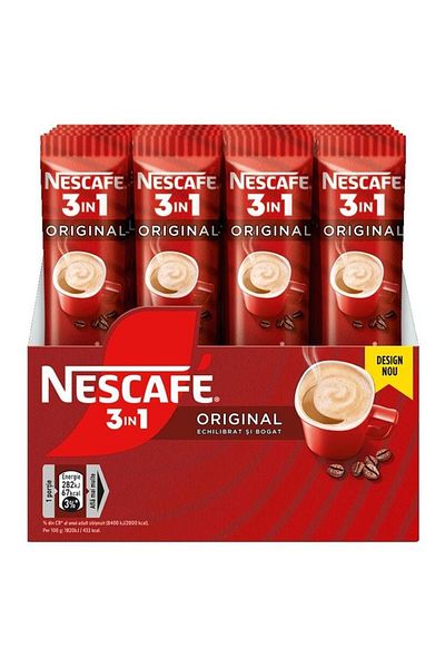 Nescafe Nescafe 3 in 1 Original instant coffee, 24 sachets x 15.5 g