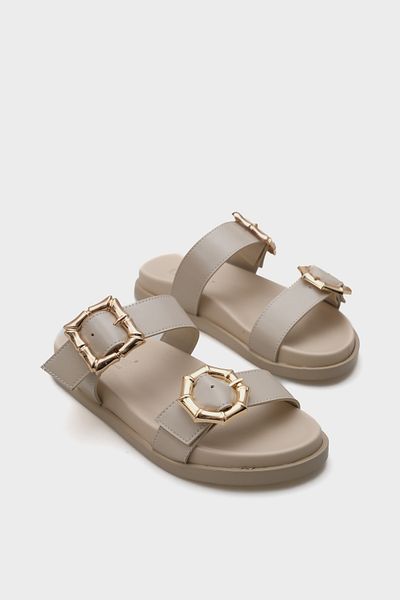 Capone Outfitters Marti Double Buckle Women's Comfort Slippers