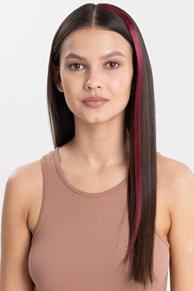 New Obsessions Long Straight Synthetic Hair Extension Snap Hairpiece