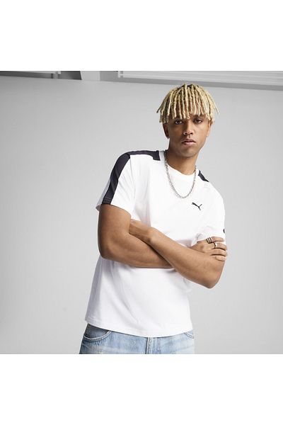 Puma Мъжка тениска с къс ръкав T7 Tee бяла