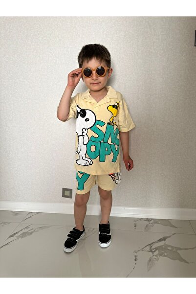OEM Printed Collar Shorts Suit