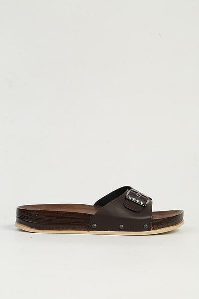 Pierre Cardin Brown Women's Slippers Pc-7426