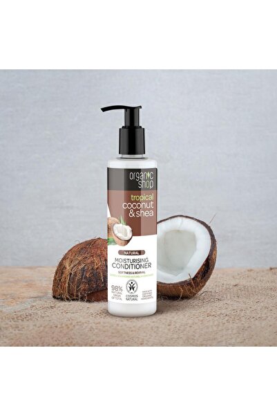 organic shop اورجانيك شوب بلسم جوز الهند والشيا 280مل