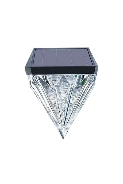 NEXTLY Lampa De Exterior Cu Incarcare Solara , Senzor De Lumina, Lumina Calda, Forma De Diamant, Abs