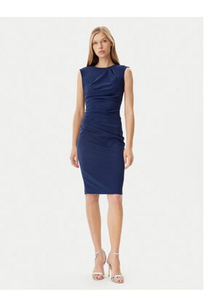 RINASCIMENTO rochie de cocktail pentru femei CFC0122548003 albastră
