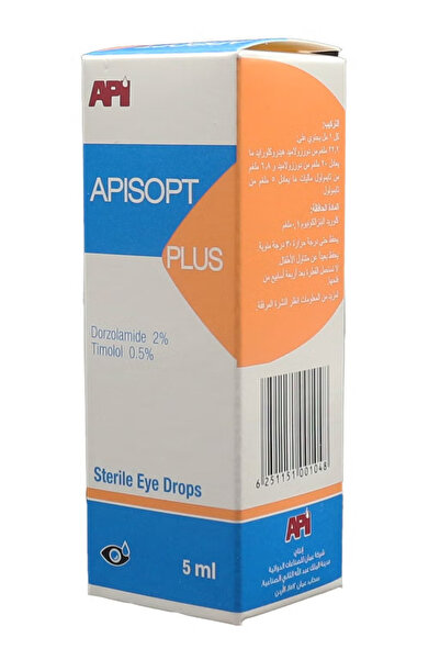 API قطرات العين ابيسوبت بلس 5 مل