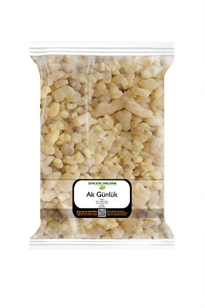Zencefil Organik Ak Günlük Sakızı 1 Kg Günlük Bitkisi Taşı Sığala Ağacı Reçin...