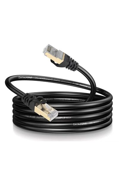 Datazone Ethernet Cable 15M CAT8 High Speed 10Gbps Premium Internet Lan by Datazone